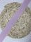 Резинка ткана декоративна з люрексовою ниткою, світло рожевий, ширина  30 мм (10 м)