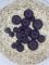 Гудзик пластиковий матовий з глянцевим ободком, на прокол , 4 отвори, бордо ,(100 шт) , 502