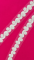 Вишита та оздоблена бісером тасьма на основі з мононитки,білий,ширина 20 мм, ТОК-005