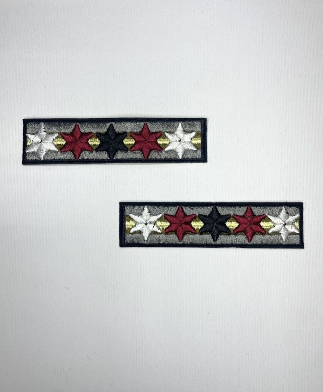 Ткана  нашивка  на клею , джакард , 10 см * 2 см ,(10 шт) , APL-885
