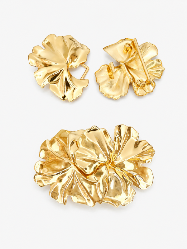 Металева пряжка оздобна золото для ремінців  85 мм*55 мм , ширина паска 40 мм , KL-502