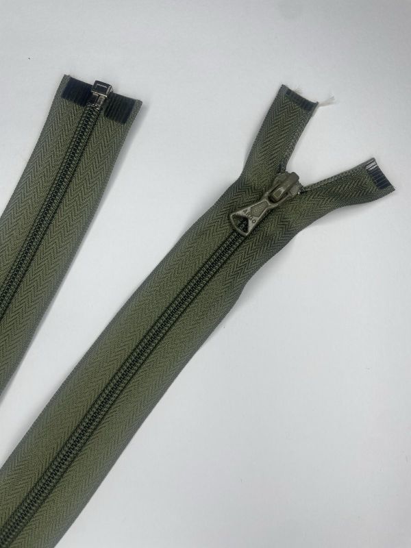 Блискавка спіраль Т5, хакі ,роз'ємна,на один бігунок,Польща , 1 шт, 50 см (288)