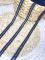 Бавовняне мереживо дзеркальне, темно синій , 10 мм, (25 м) ,В36/15