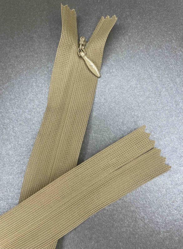 Блискавка потайна Т3,Польща ,беж, 10 шт, D203