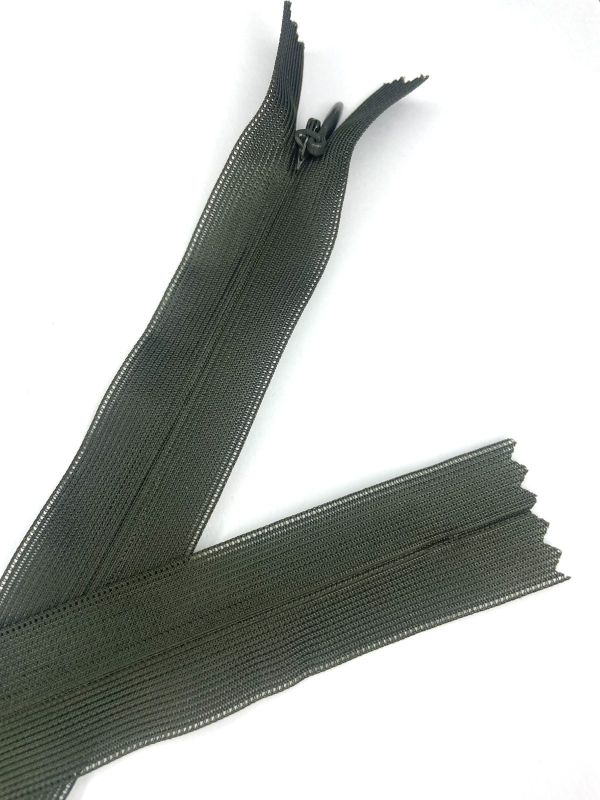Блискавка потайна Т3,Польща ,хакі, 10 шт, D565