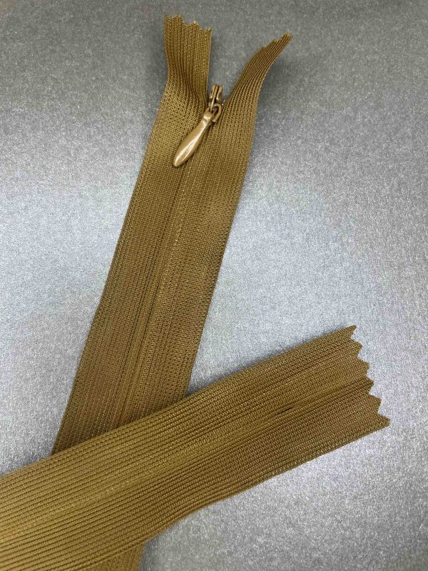 Блискавка потайна Т3,Польща ,беж, 10 шт, D858